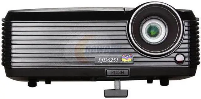 Alt view image 3 of 8 - ViewSonic PJD6251 1024 x 768 3D-Ready DLP Projector 3700 lumens 2000:1 (typ), 2800:1 (dynamic)