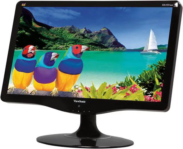 Main image of ViewSonic VA1931WA Black 19" 5ms  Widescreen LCD Monitor 250 cd/m2 DCR 100,000:1 (1,000:1)