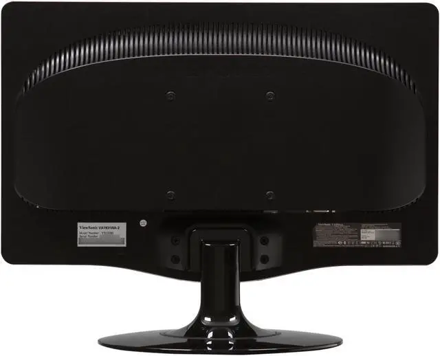 Alt view image 5 of 8 - ViewSonic VA1931WA Black 19" 5ms  Widescreen LCD Monitor 250 cd/m2 DCR 100,000:1 (1,000:1)