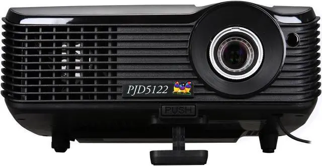 Alt view image 3 of 8 - ViewSonic PJD5122 800 x 600 SVGA DLP Projector
2700 Lumens 2000:1 (typ), 3000:1 (dynamic)
