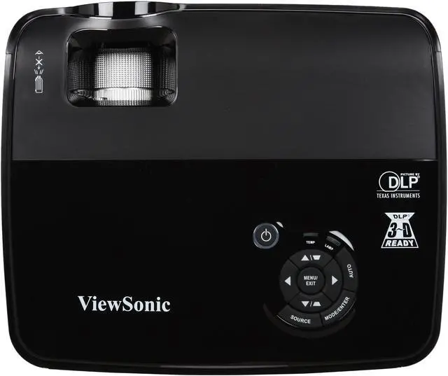 Alt view image 6 of 8 - ViewSonic PJD5122 800 x 600 SVGA DLP Projector
2700 Lumens 2000:1 (typ), 3000:1 (dynamic)
