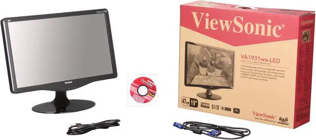Alt view image 8 of 8 - ViewSonic 19" Active Matrix, TFT LCD LED-Backlight LCD Monitor 5 ms D-Sub VA1931WA-LED