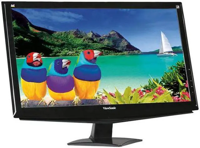Alt view image 3 of 7 - ViewSonic VA2448m-LED Black 24" Full HD LED Backlight LCD Monitor w/Speakers 300 cd/m2 DC 10,000,000:1 (1,000:1)