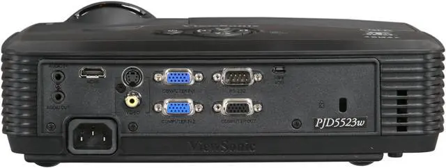 Alt view image 5 of 8 - ViewSonic PJD5523w 1280 x 800 2700 Lumens DLP Portable 3D Ready Projector 2000:1 (typ), 3000:1 (dynamic)