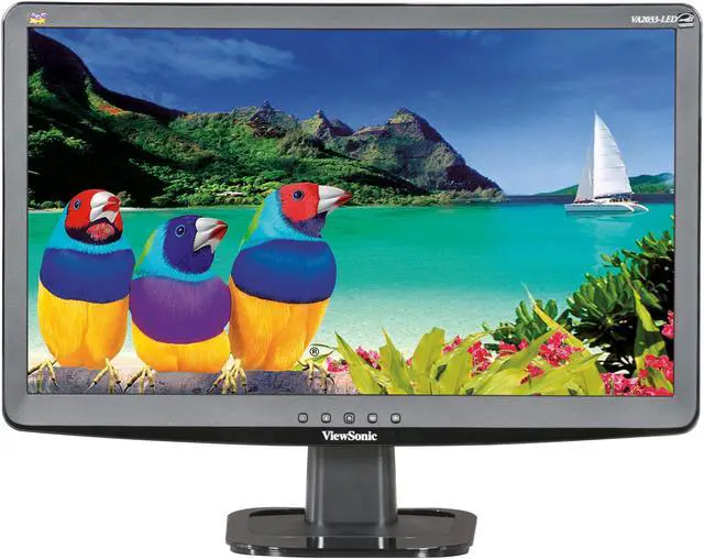 Alt view image 2 of 8 - ViewSonic 20" LCD Monitor 5 ms D-Sub, DVI VA2033-LED