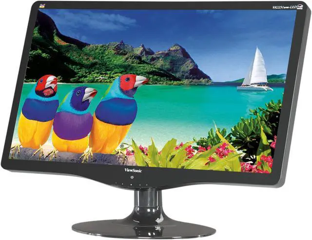 Main image of ViewSonic VA2231wm-LED Black 22" 5ms LED Backlight Widescreen LCD Monitor 250 cd/m2 DC 10,000,000:1 W/ Speakers