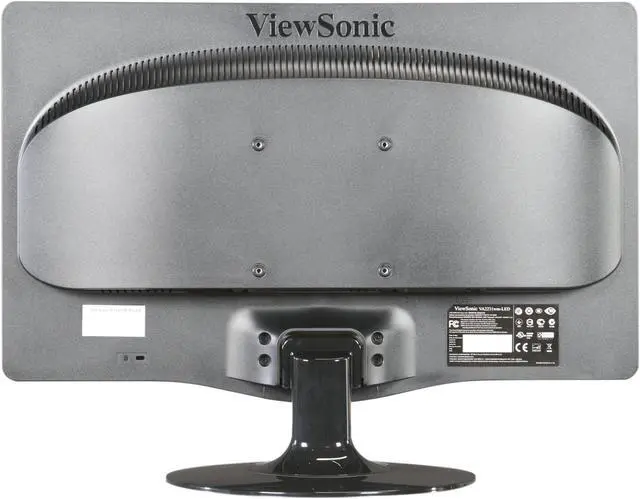 Alt view image 5 of 8 - ViewSonic VA2231wm-LED Black 22" 5ms LED Backlight Widescreen LCD Monitor 250 cd/m2 DC 10,000,000:1 W/ Speakers
