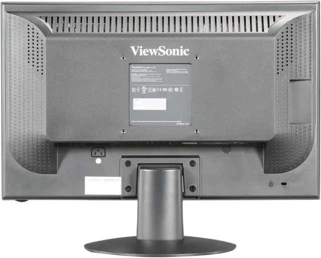 Alt view image 5 of 8 - ViewSonic VA1906a-LED Black 19" 5ms  LED Backlight Widescreen LCD Monitor 250 cd/m2 DC 10,000,000:1 (1000:1)