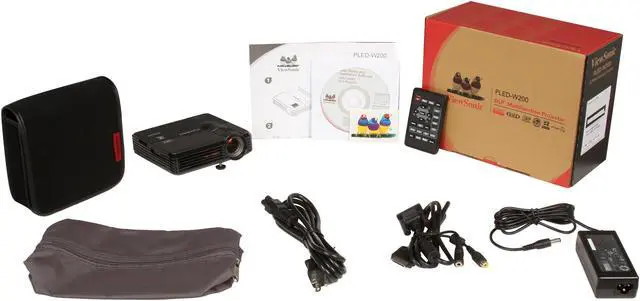 Alt view image 8 of 8 - ViewSonic PLED-W200 Pico LED Palm-Sized Projector 1280x800 USB & SD ready 250 Lumens 2000:1