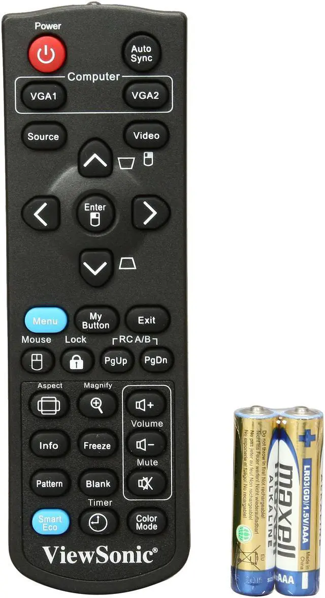 Alt view image 7 of 8 - ViewSonic PJD6223 1024 x 768 2700 ANSI Lumens DLP Networkable XGA Projector 4000:1 RJ45