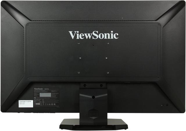 Alt view image 5 of 8 - ViewSonic 27" LCD Monitor 3 ms D-Sub, DVI VA2703