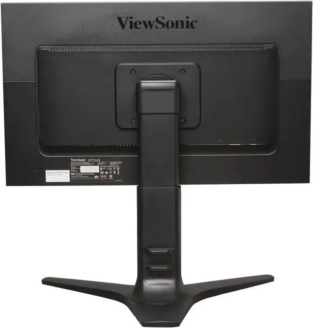Alt view image 5 of 10 - ViewSonic VP2770-LED Black 27" 2K SuperClear IPS Monitor, 1000:1, 300cd/m2, USB&HDMI&VGA&DVI-D Display Port, VESA mountable