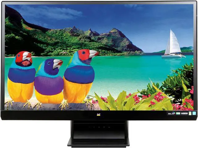 Alt view image 2 of 8 - ViewSonic VX2770SMH-LED Black 27" Black IPS Panel Widescreen LED Backlight LCD Monitor 250cd/m2, 30,000,000:1, Built-In Speakers, Ultra-Slim Bezel