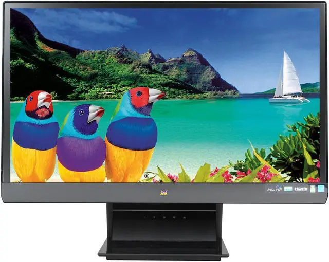 Alt view image 2 of 8 - ViewSonic VX2270Smh-LED 22" Full HD 1080P SuperClear IPS 178/178 Viewing Angles Monitor, 1000:1, 250cd/m2, HDMI&VGA&DVI-D, Built-in Speaker