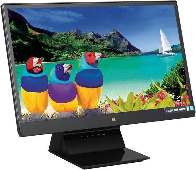 Alt view image 3 of 8 - ViewSonic VX2270Smh-LED 22" Full HD 1080P SuperClear IPS 178/178 Viewing Angles Monitor, 1000:1, 250cd/m2, HDMI&VGA&DVI-D, Built-in Speaker