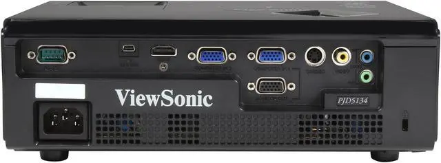 Alt view image 5 of 8 - ViewSonic PJD5134 800x600 SVGA 3000 ANSI Lumens, HDMI Input, 120 Hz Refresh Rate, Keystone Correction, PC-3D ready DLP Projector