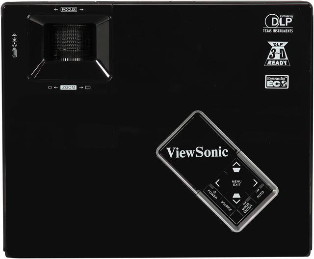 Alt view image 6 of 8 - ViewSonic PJD5132 800x600 SVGA 3000 ANSI Lumens, 120 Hz Refresh Rate, Keystone Correction, PC 3D- ready DLP Projector