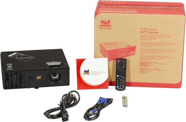 Alt view image 8 of 8 - ViewSonic PJD5132 800x600 SVGA 3000 ANSI Lumens, 120 Hz Refresh Rate, Keystone Correction, PC 3D- ready DLP Projector