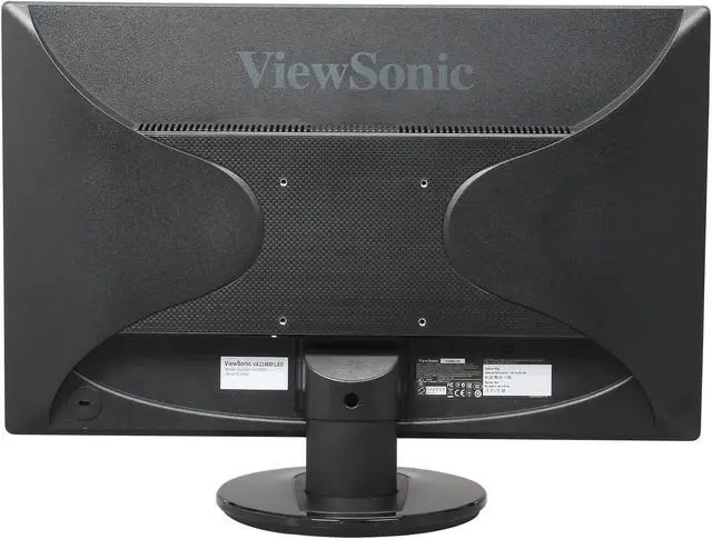 Alt view image 5 of 8 - ViewSonic VA2246M-LED Black 21.5" 5ms Widescreen LED Backlight LCD 16:9  Full HD 1080P Monitor, 250 cd/m2 1000:1 (typ.) / 10,000,000:1 (Dynamic), DVI/D-Sub, Built-in Speakers, VESA Mountable