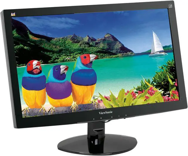 Alt view image 3 of 8 - ViewSonic VA2037A-LED Black 20" 5ms Widescreen LED Backlight Monitor