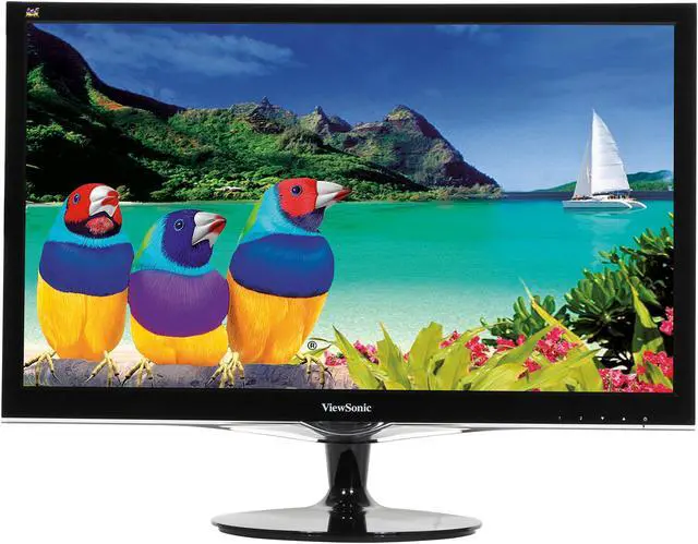 Alt view image 7 of 12 - ViewSonic VX2452MH 24 Inch 2ms 60Hz 1080p Entertainment Monitor with HDMI DVI and VGA inputs