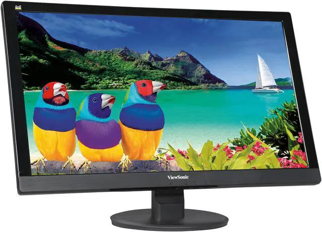 Alt view image 3 of 8 - ViewSonic VA2455sm Black 23.6” SuperClear Pro MVA LED Backlight Monitor --Full HD, True 8-bit, Flicker-Free, ViewMode, built-in speakers