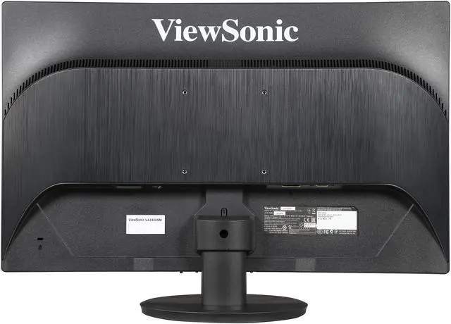 Alt view image 5 of 8 - ViewSonic VA2455sm Black 23.6” SuperClear Pro MVA LED Backlight Monitor --Full HD, True 8-bit, Flicker-Free, ViewMode, built-in speakers