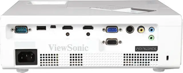 Alt view image 5 of 9 - ViewSonic PJD7822HDL 1920 x 1080 FHD 3200 ANSI Lumens, Dual HDMI Inputs, Powered USB, Built in Speakers, 3D Ready DLP Projector