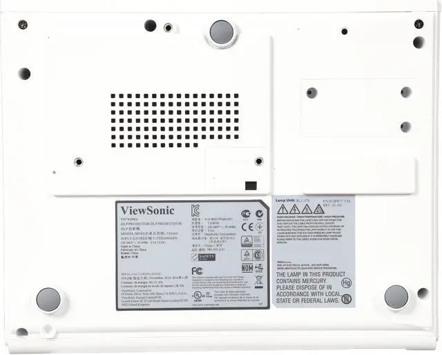 Alt view image 7 of 9 - ViewSonic PJD7822HDL 1920 x 1080 FHD 3200 ANSI Lumens, Dual HDMI Inputs, Powered USB, Built in Speakers, 3D Ready DLP Projector