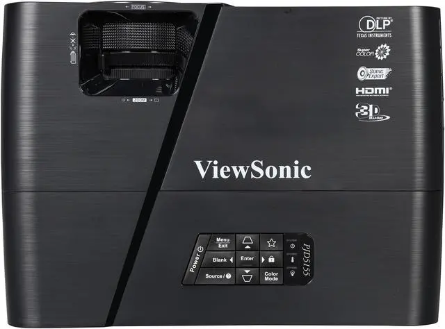 Alt view image 6 of 9 - ViewSonic PJD5155 DLP Projector 3300 Lumens SVGA HDMI