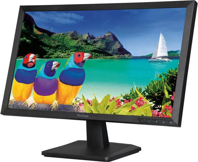 Alt view image 6 of 13 - ViewSonic VA2452SM 24 Inch 1080p LED Monitor DisplayPort DVI and VGA Inputs for Home and Office