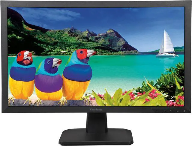 Alt view image 7 of 13 - ViewSonic VA2452SM 24 Inch 1080p LED Monitor DisplayPort DVI and VGA Inputs for Home and Office