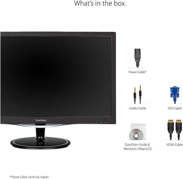 Alt view image 5 of 12 - ViewSonic VX2257-MHD 22 Inch 75Hz 2ms 1080p Entertainment Monitor with FreeSync Eye Care HDMI and DP