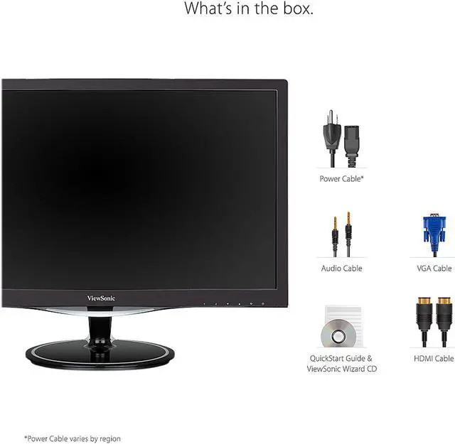 Alt view image 5 of 10 - ViewSonic VX2457-MHD 24 Inch 75Hz 2ms 1080p Entertainment Monitor with FreeSync Eye Care HDMI and DP