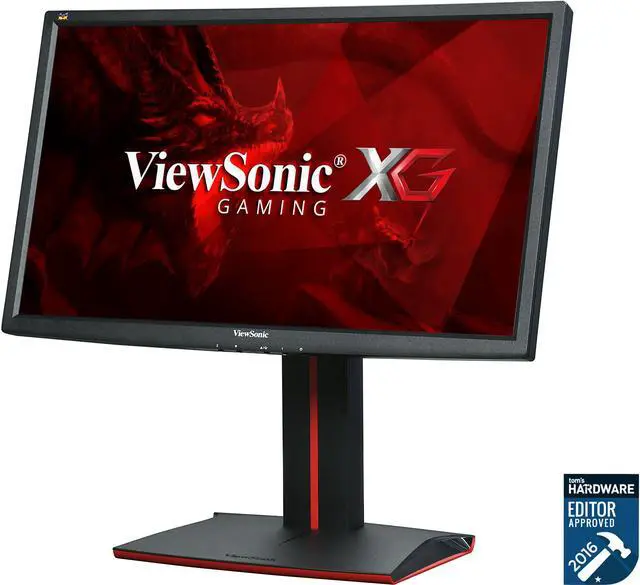 Alt view image 2 of 10 - ViewSonic XG2401 24" (23.6" Viewable) Full HD 1920 x 1080 144Hz 1ms (GTG) DisplayPort 2xHDMI USB Hub AMD FreeSync Built-in Speakers Anti-Glare Backlit LED Gaming Monitor
