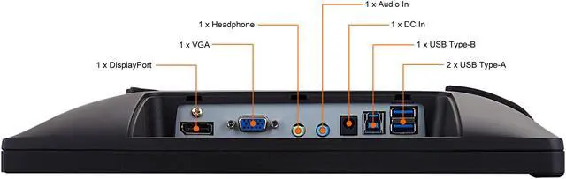 Alt view image 7 of 17 - ViewSonic TD2230 22 Inch 1080p 10-Point Multi Touch Screen IPS Monitor with HDMI and DisplayPort