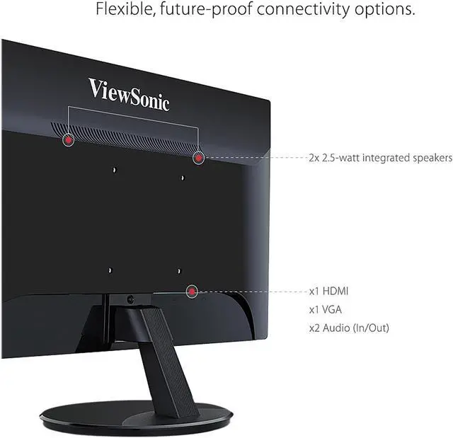Alt view image 4 of 13 - ViewSonic VA2759-SMH 27 Inch IPS 1080p Frameless LED Monitor with HDMI and VGA Inputs