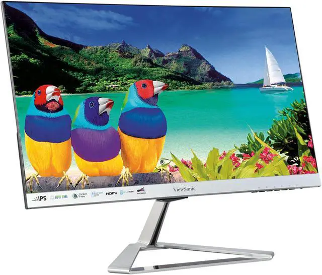 Alt view image 9 of 12 - ViewSonic VX2276-SMHD 22 Inch 1080p Frameless Widescreen IPS Monitor with HDMI and DisplayPort