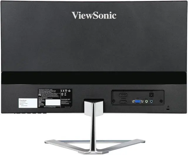 Alt view image 10 of 12 - ViewSonic VX2276-SMHD 22 Inch 1080p Frameless Widescreen IPS Monitor with HDMI and DisplayPort