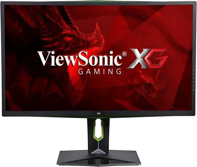 Alt view image 2 of 9 - ViewSonic XG2703-GS 27" 2560 x 1440 (2K) 165 Hz IPS G-Sync Gaming Monitor, 1000:1, 250 cd/m2, USB, HDMI, Display Port, Built-in Internal Speaker, Height, Pivot, Title and Swivel Adjustable, VESA Mountable
