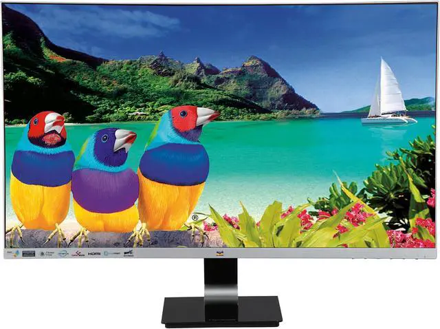 Alt view image 2 of 8 - ViewSonic VX2778-SMHD 27" WQHD 2560 x 1440 2K DisplayPort HDMI Mini-DisplayPort Built-in Speakers Anti-Glare Frameless Bezel Design Backlit LED IPS Monitor