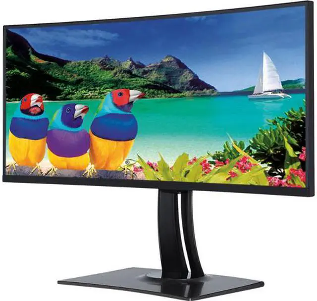 Alt view image 9 of 16 - ViewSonic VP3881 38 Inch Premium IPS WQHD+ Curved Ultrawide Monitor with ColorPro 100% sRGB Rec 709, 14-bit 3D LUT, Eye Care, HDR10 Support, USB C, HDMI, USB, DisplayPort for Home and Office