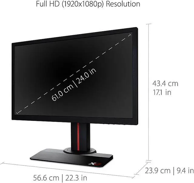 Alt view image 4 of 14 - ViewSonic XG2402 24 Inch 1080p 1ms 144Hz Gaming Monitor with FreeSync Premium Eye Care Advanced Ergonomics ColorX Mode HDMI and DP for Esports