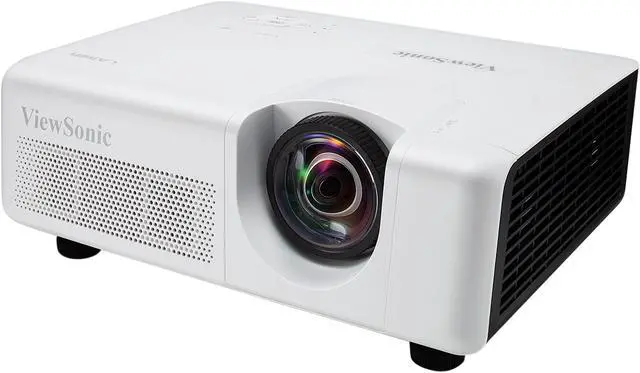Alt view image 4 of 7 - ViewSonic LS625W 3200 Lumens DLP WXGA Short Throw Laser Projector with Horizontal and Vertical Keystone Correction and LAN Control