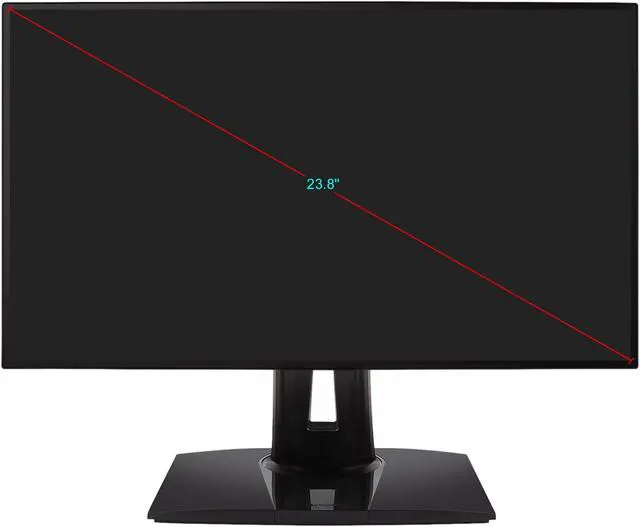 Alt view image 14 of 14 - ViewSonic VP2458 24 Inch Frameless 60hz IPS 1080p Monitor with 100% sRGB, Color Accuracy, Advanced Ergonomics, HDMI, USB, DisplayPort, VESA, Flicker Free, Blue Light Filter for Home and Office