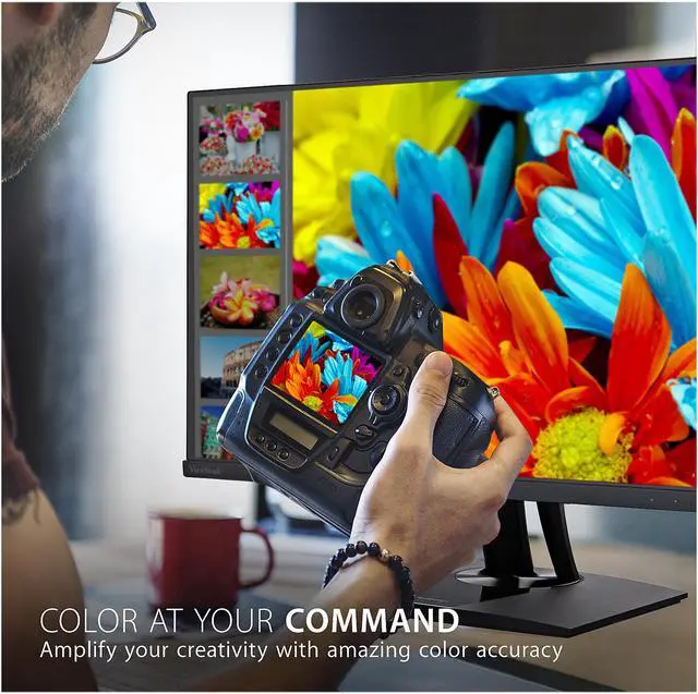 Alt view image 2 of 17 - ViewSonic VP2785-2K 27 Inch Premium IPS QHD 1440p Monitor with Advanced Ergonomics, ColorPro 99%A AdobeRGB Rec 709, 14-bit 3D LUT, Eye Care, 65W USB C, HDMI, DP for Home and Office