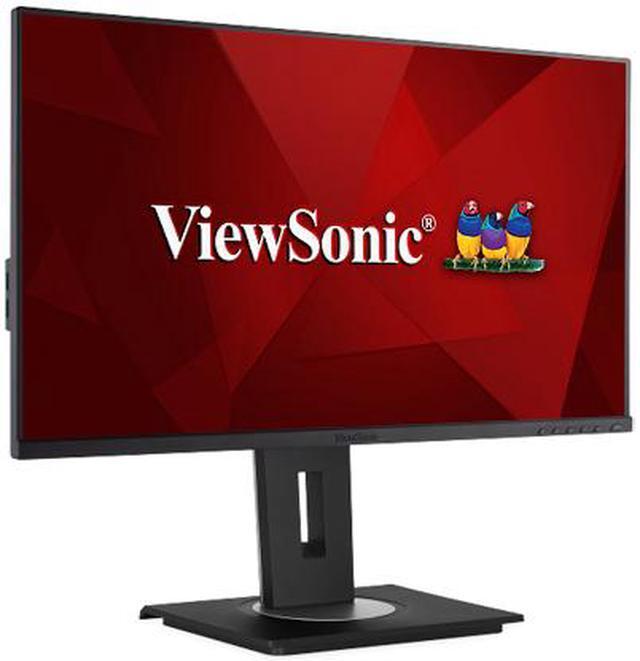 Alt view image 10 of 19 - ViewSonic VG2456 24 Inch 1080p Monitor with USB 3.2 Type C Docking Built-In Gigabit Ethernet and 40 Degree Tilt Ergonomics for Home and Office