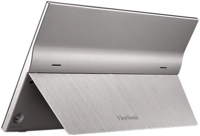 Alt view image 14 of 14 - ViewSonic VG1655 15.6 Inch 1080p Portable Monitor with 2 Way Powered 60W USB C, IPS, Eye Care, Dual Speakers, Frameless Design, Built in Stand with Cover