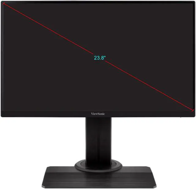 Alt view image 7 of 13 - ViewSonic XG2405 24 Inch 1080p 1ms 144Hz Frameless IPS Gaming Monitor with FreeSync Premium Eye Care Advanced Ergonomics Mode HDMI and DP for Esports