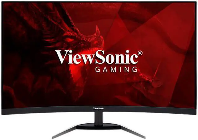 Alt view image 7 of 16 - ViewSonic VX3268-2KPC-MHD 32 Inch 1440p QHD Curved 144Hz 1ms Gaming Monitor with FreeSync Premium Eye Care HDMI and DP